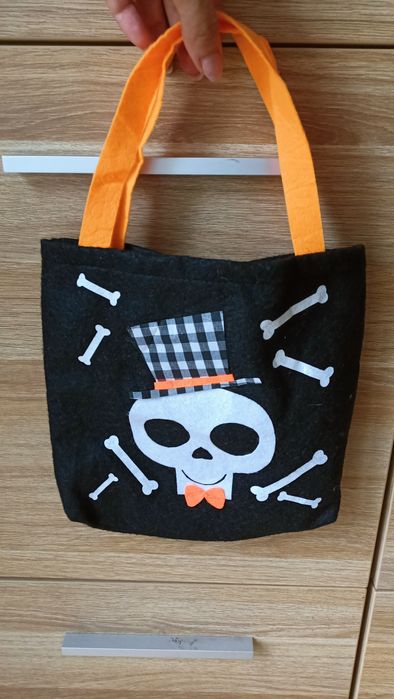 Torebka torebeczka do zabierania cukierków halloween