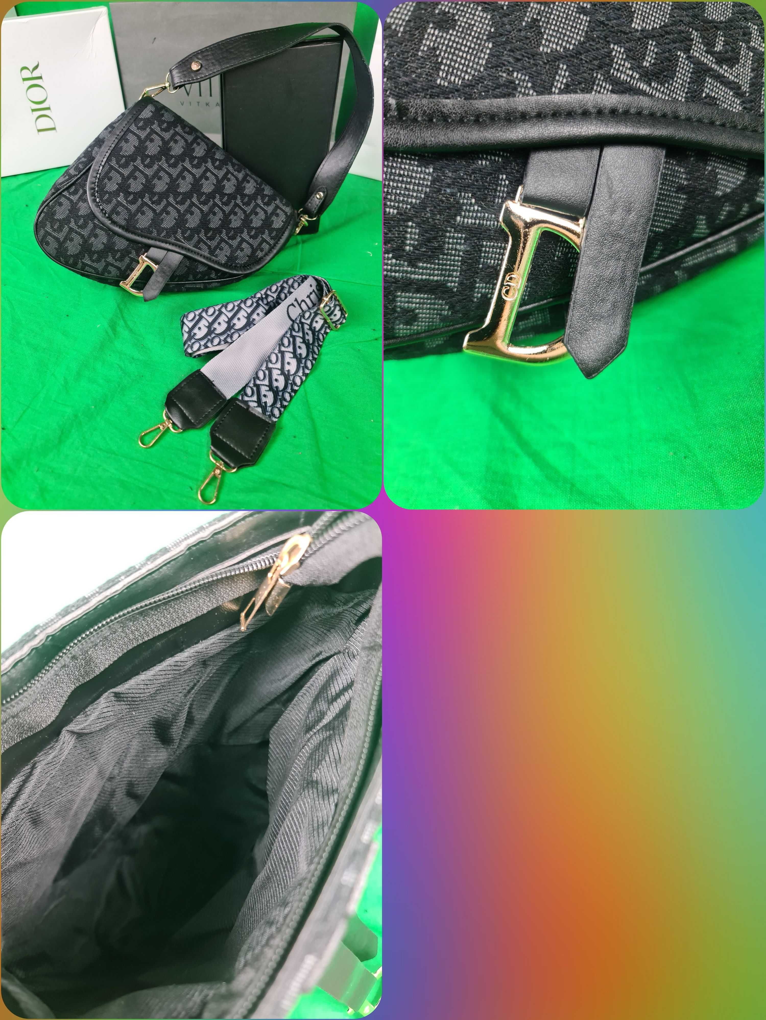 Torebka Christian Dior Torba siodło Hit monogram