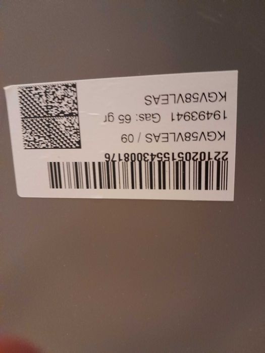 Lodówka Bosh kgv58vleas