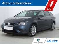 Seat Leon 1.5 TSI, Salon Polska, VAT 23%, Skóra, Klimatronic, Tempomat,