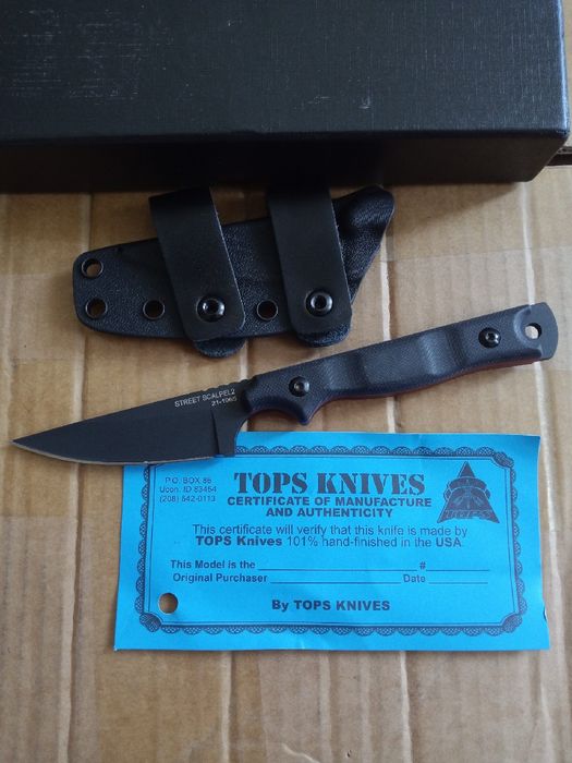 TOPS Knives Street Scalpel 2.0 Fixed Blade