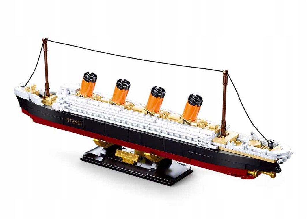 Klocki Titanic Wycieczkowiec Sluban Bricks Tytanik Statek Pasażerski