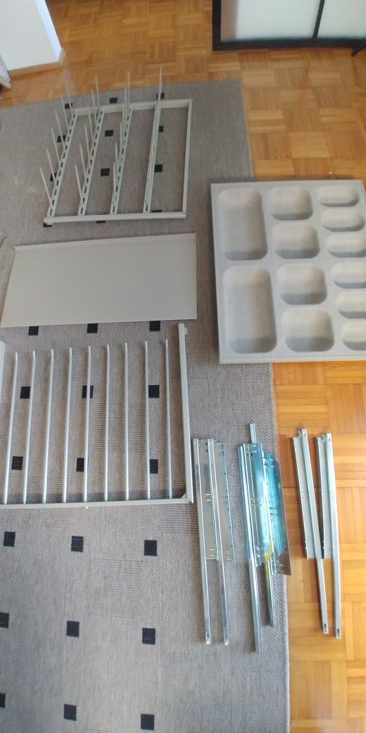 Ikea pax 75. komplement Na spodnie, szuflady, drobiazgi, prowadnice