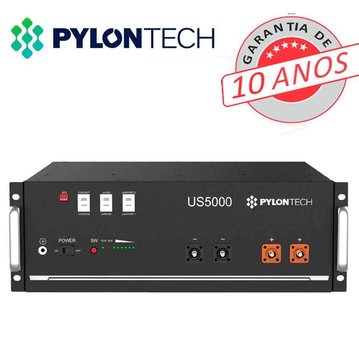 Bateria de Lítio PYLONTECH 48V 5Kw – US5000