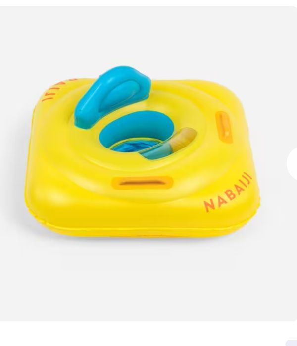 Kółko pompowane dla malucha Nabaiji 7-11 kg z siedzeniem