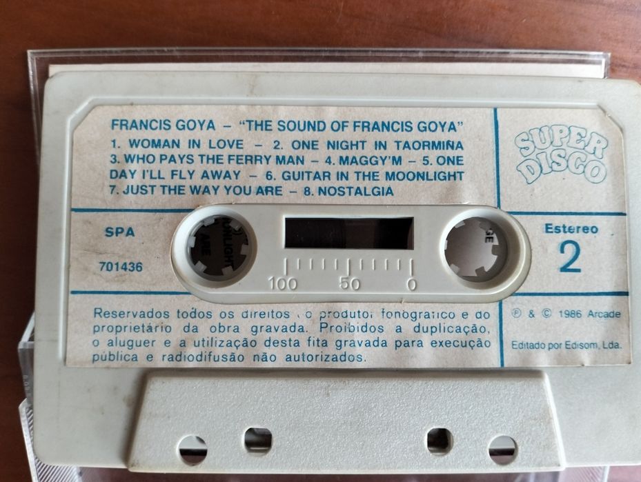 Antiga K7 Francis Goya