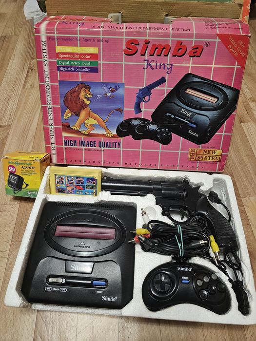 Вінтаж Ігрова ТВ Приставка Simba 8 bit PAL Аналог Денді Сюбор як Нова
