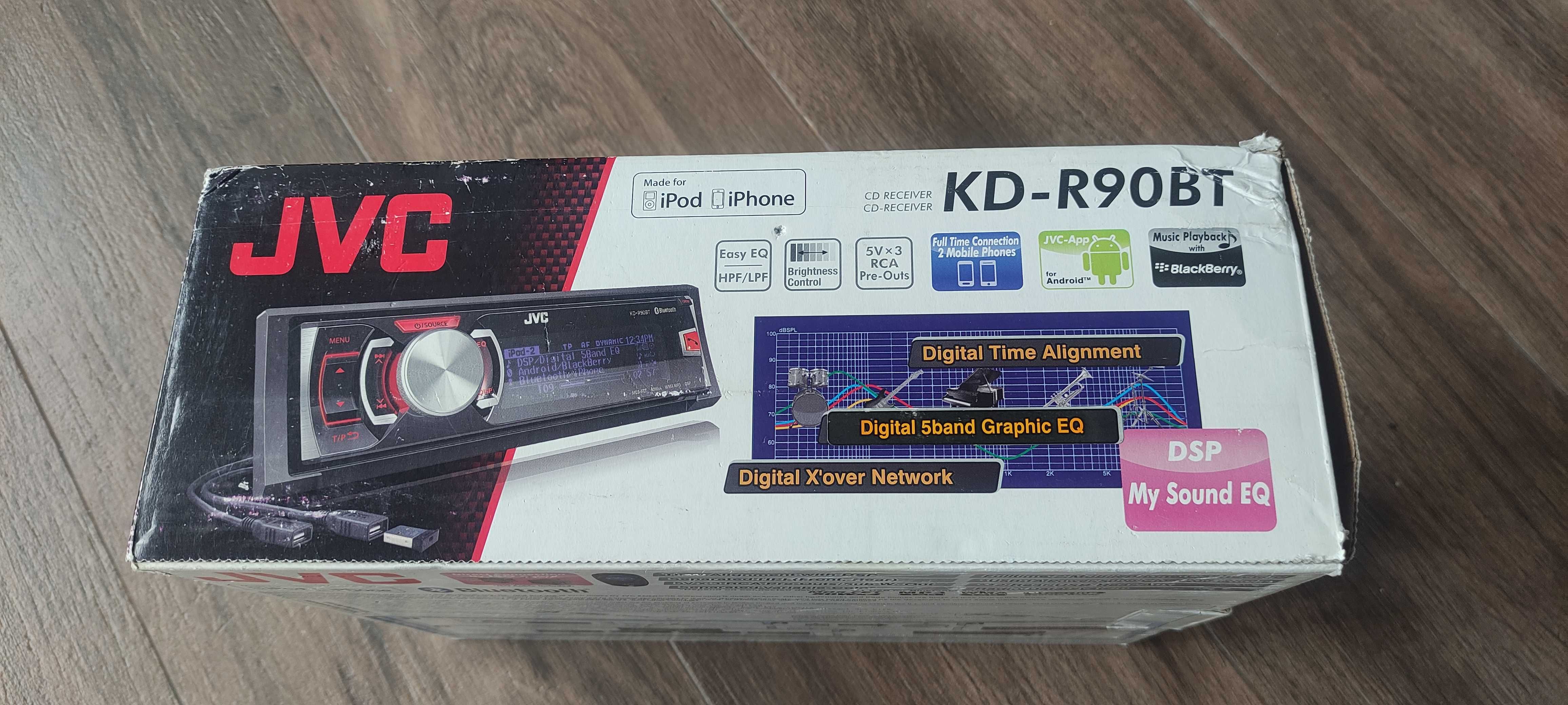 Процессорная магнитола JVC KD-R90BT