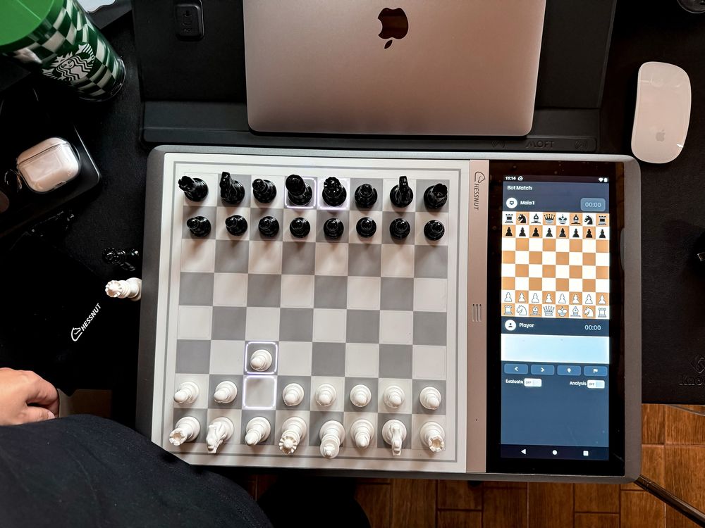 Mesa de xadrez com android AI