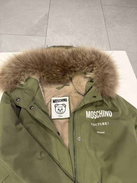 Kurtka dziecięca Moschino , parka , khaki 10 lat , 140 cm