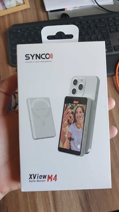 Bezprzewodowy magnetyczny ekran do selfie | SYNCO XView M4