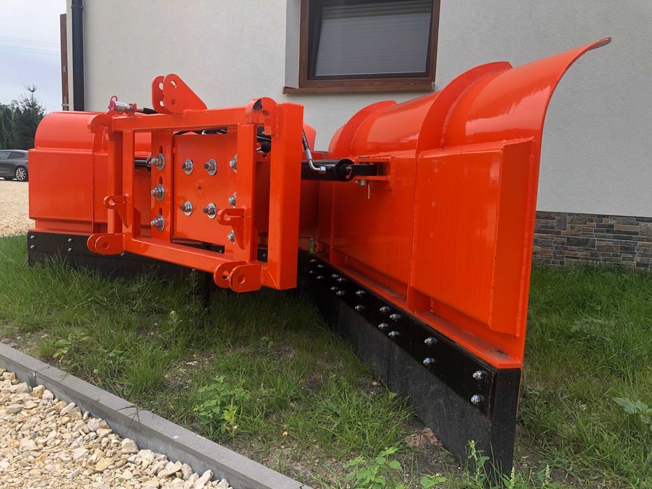 Masywny pług do śniegu metaltechnik składany strzałka 2,6/3,0m