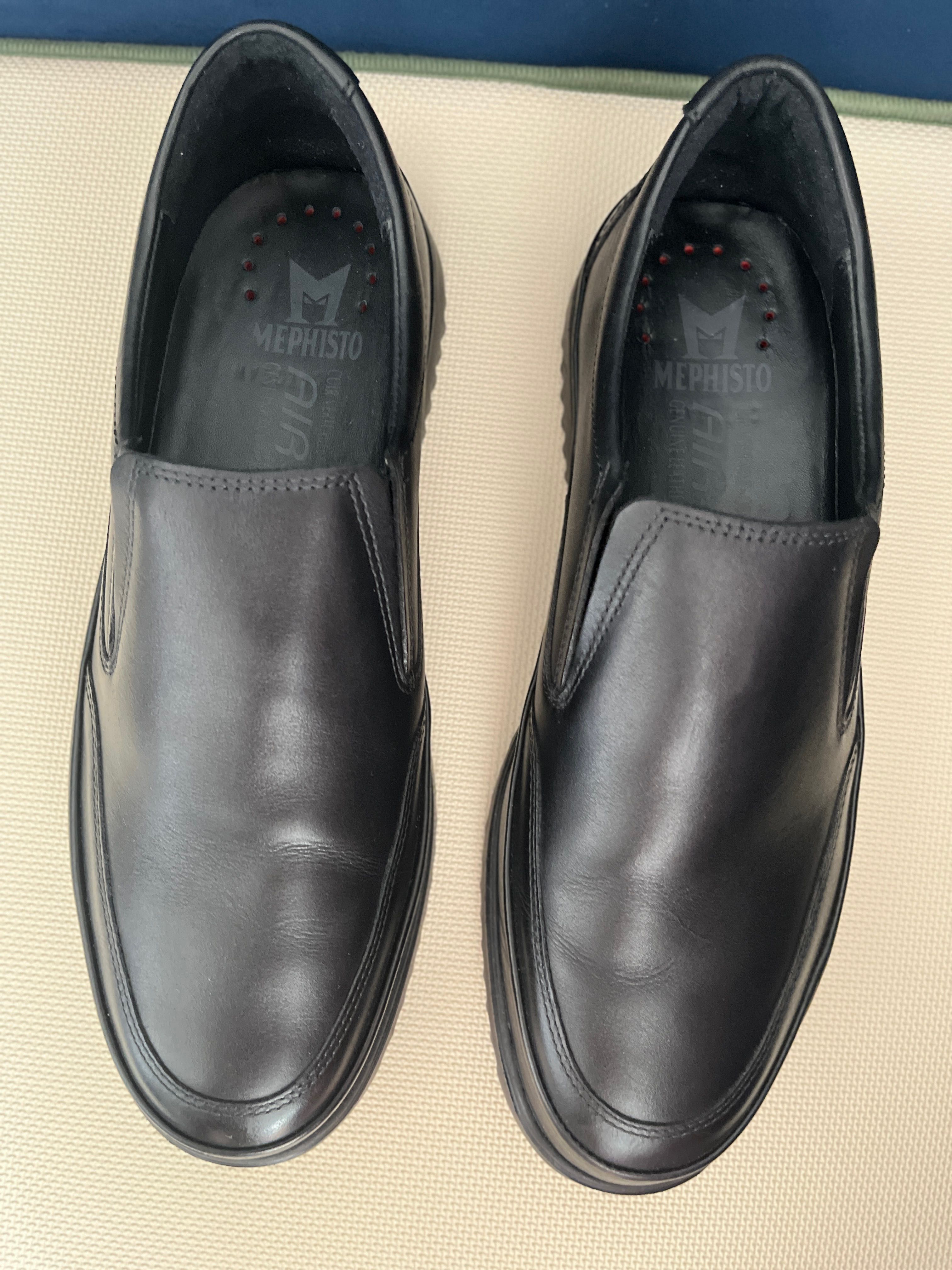 Mephisto Twain Black mokasyny męskie Air-Jet