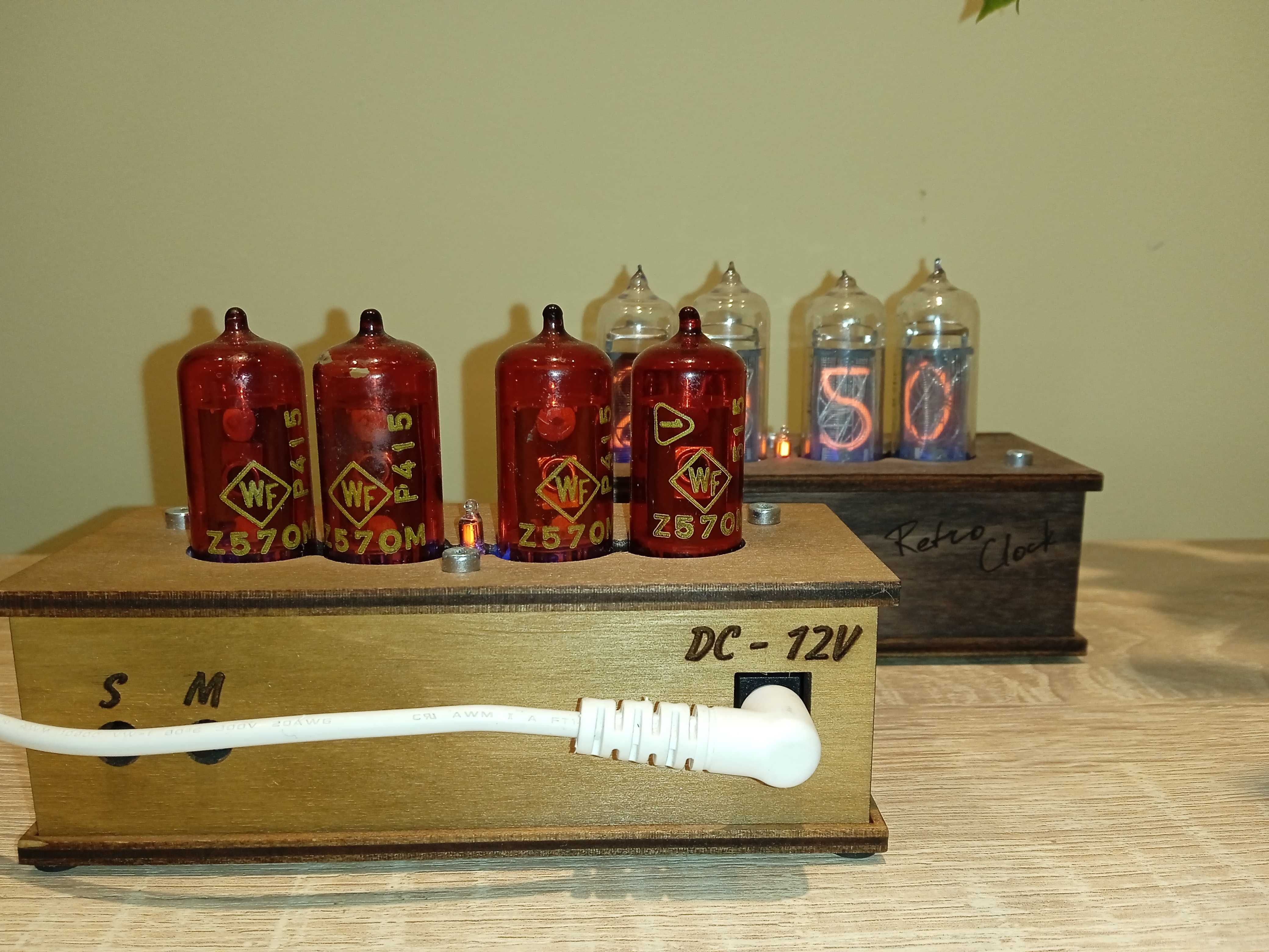 Nixie Clock ламповий годинник ИН-14 ламповые часы