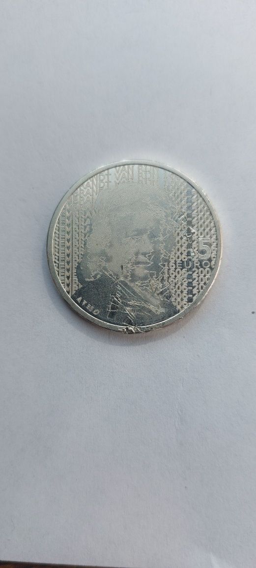 Moneta srebro 5euro 2006r Holandia