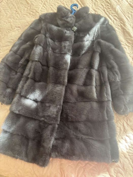 Норкова шуба ,шуба авто-леді,шубка трансформер ,шубка графіт авто-леді