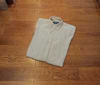 Koszula Lniana 100% Polo Ralph Lauren Oryginalna Lato Męska XL