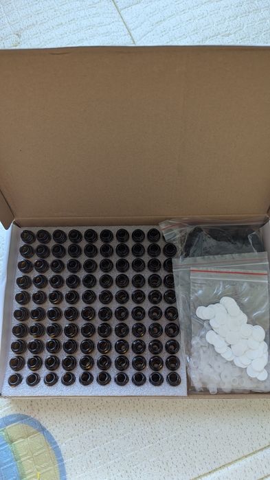 Пляшечки для ефірних олій 2 мл 100 штук