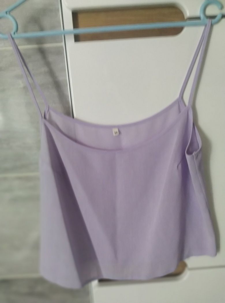 Crop top kolor liliowy rozmiar 38