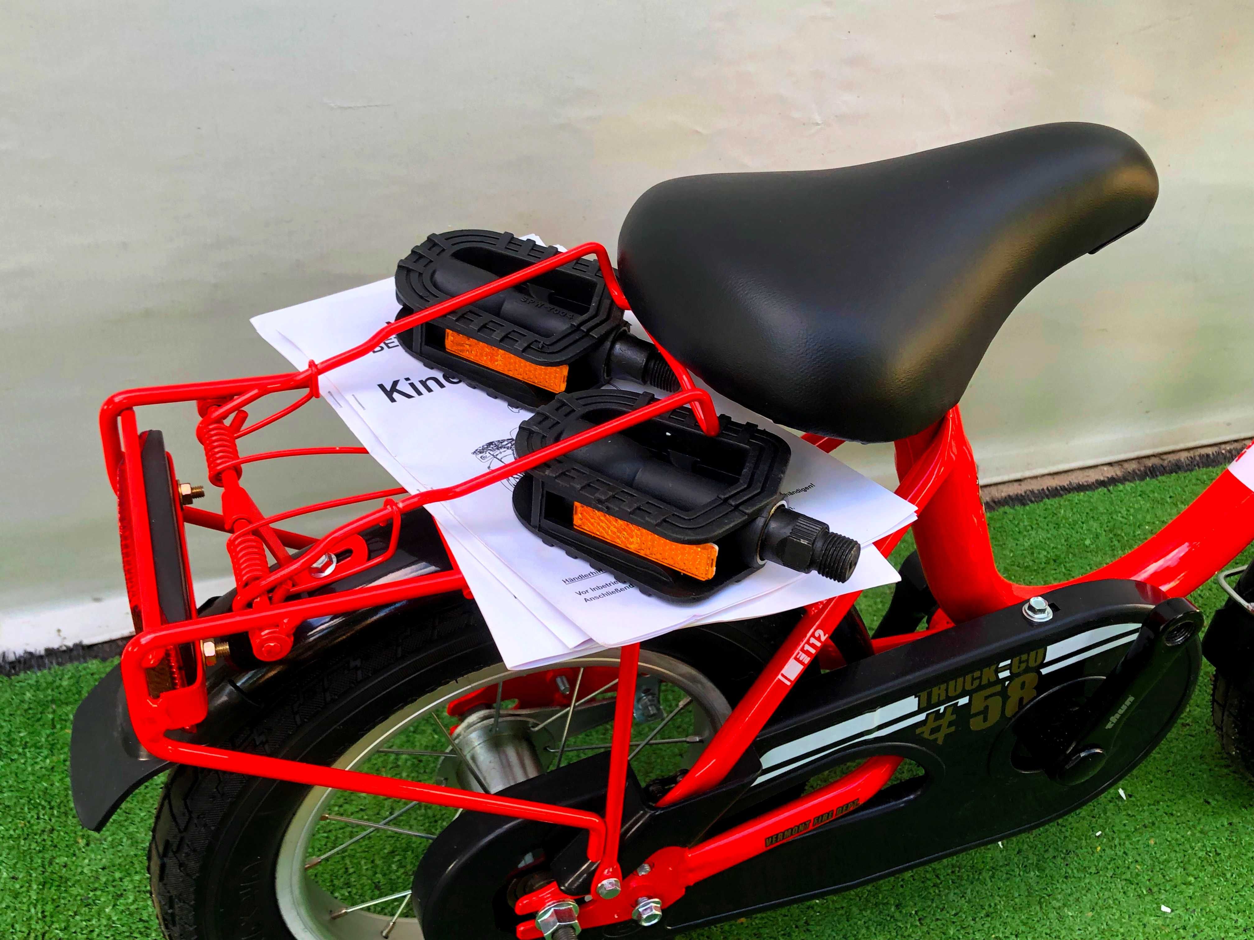 *Nowy rower dziecięcy VERMONT FIRE DEPARTMENT* Koła 12" Wyprzedaż 2022