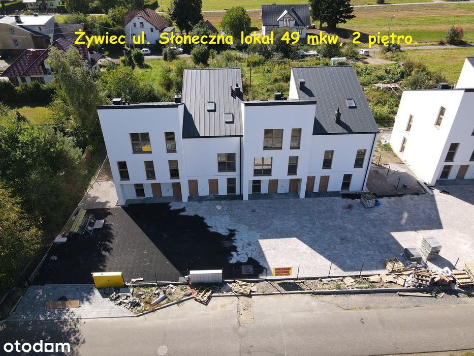 Na sprzedaż nowy lokal mieszkalny o pow. 49 mkw Żywiec ul. Słoneczna.