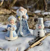 Дед мороз снегурочка под елку патриотический, елочные игрушки