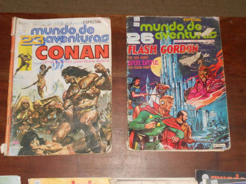 Revistas antigas Mundo de Aventuras anos 70-80