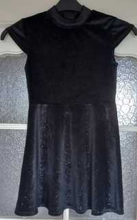 Elegancka czarna sukienka C&A rozm 134/140cm