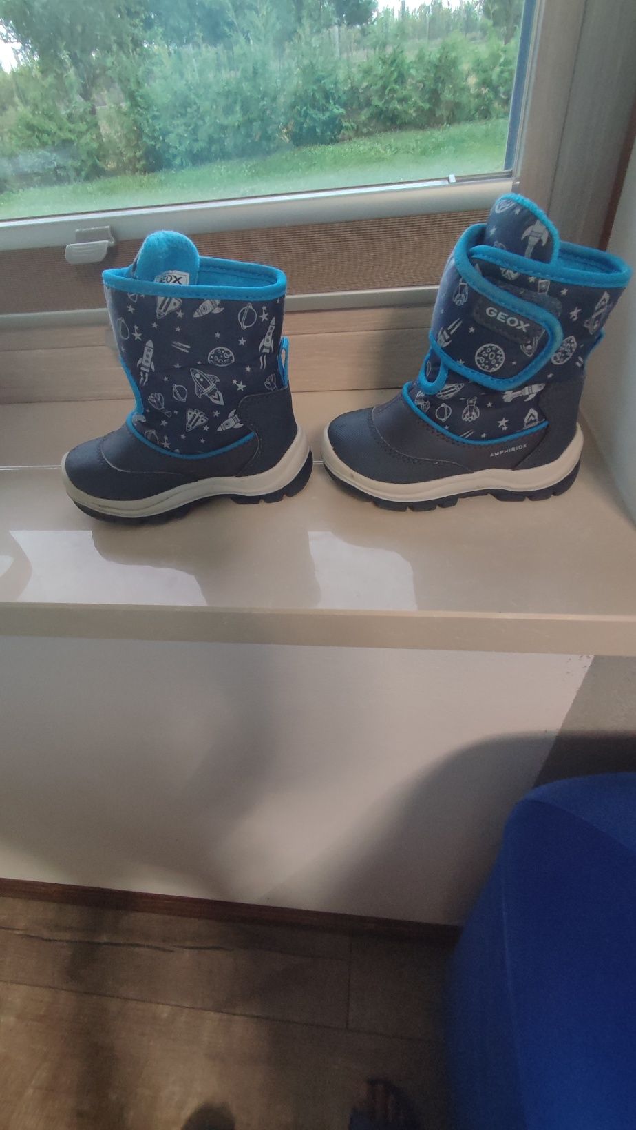 Buty zimowe Geox śniegowce chłopiec rozmiar 21
