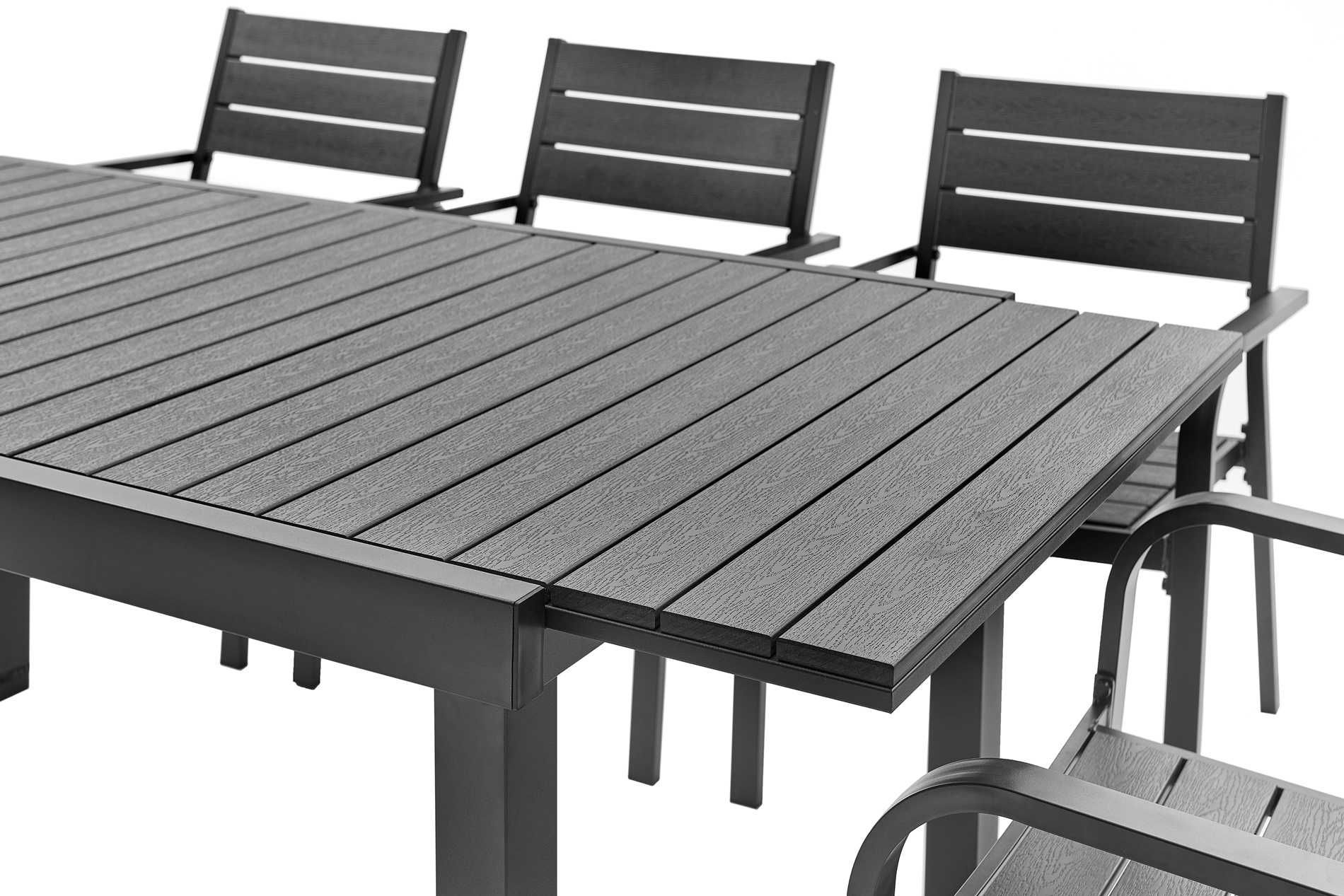 STÓŁ Drewno Polywood ROZKŁADANY Ogrodowy Taras 200cm