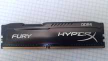 Pamięc RAM Kingston Hyper Furry Black 8GB 2400Mhz