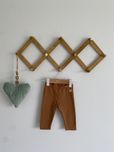 Legginsy lindex brązowe gładkie 62