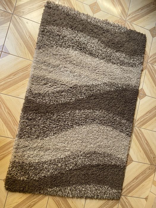 Dywan z motywem 104 x 166 odcienie brązu