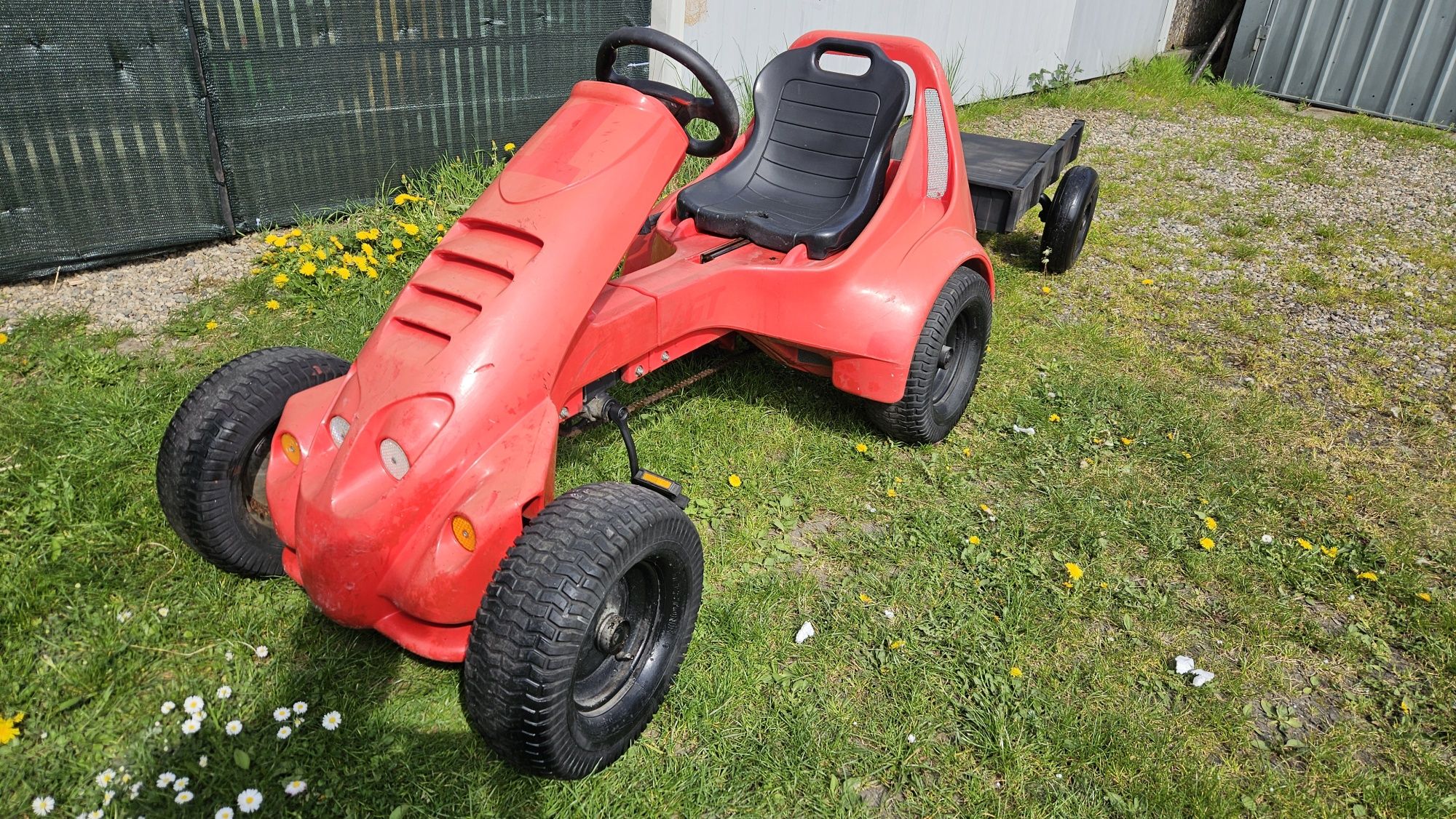 Duży gokart lacardi Berg przyczepka wózek ogrodowy