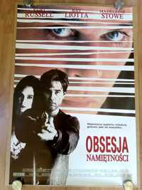 Plakaty filmowe Obsesja namiętności Oryginał z 1993 roku.