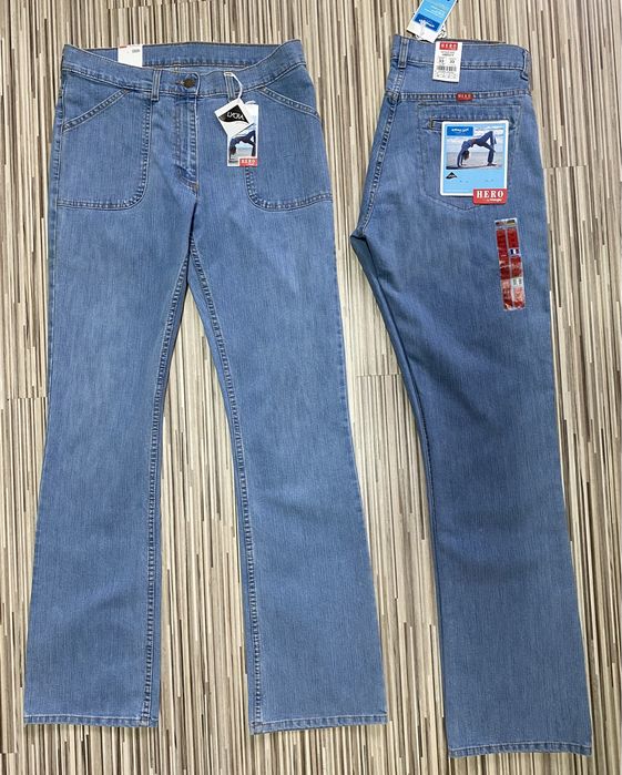Spodnie damskie jeans 33/33 pas 88 cm komplet 2 pary Wrangler nowe