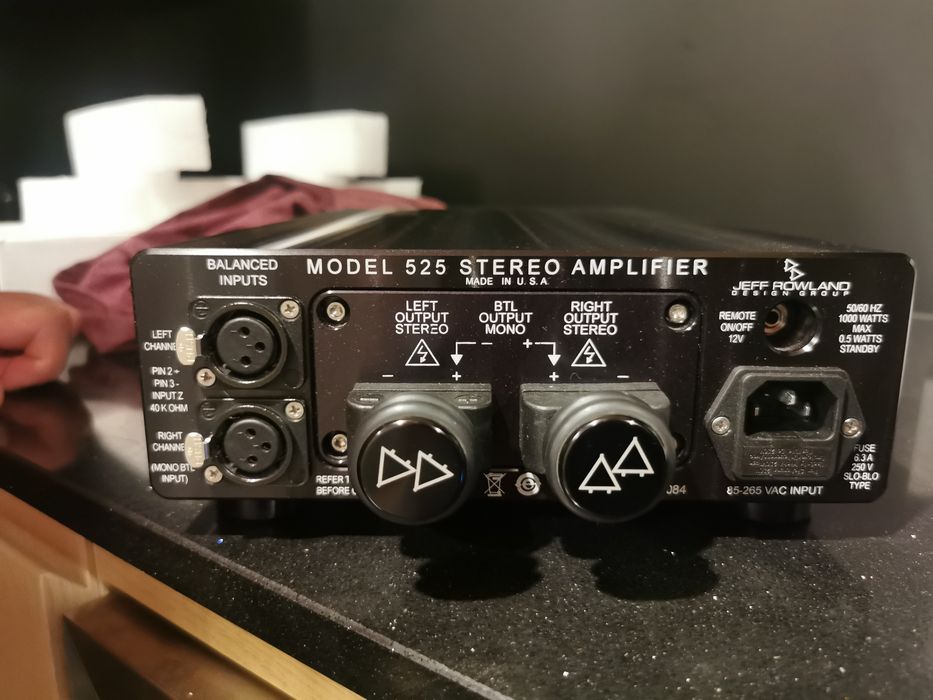 Jeff Rowland 525 w komplecie - High-end bez kompromisów