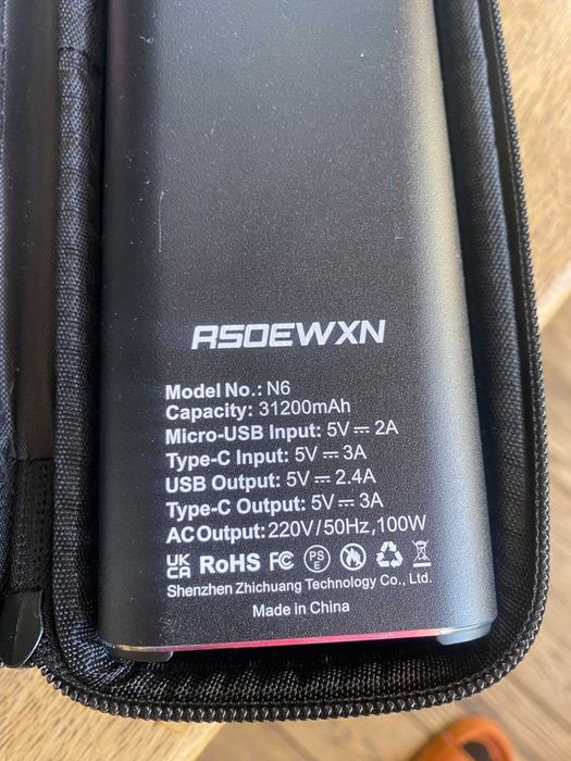 Повербанк Rsoewxn n6 31200mah