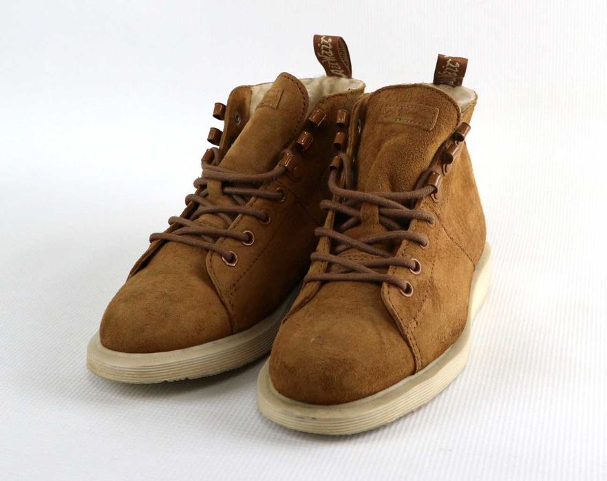 Dr. Martens trzewiki zamszowe z kożuszkiem rozmiar 36