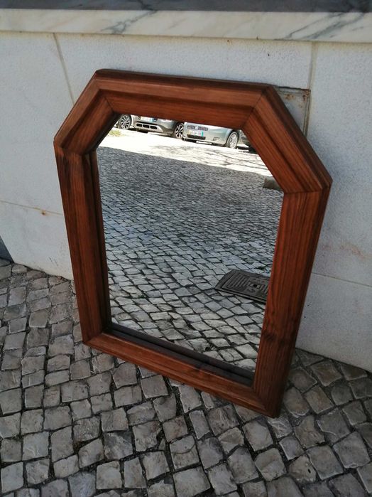 Espelho madeira pinho