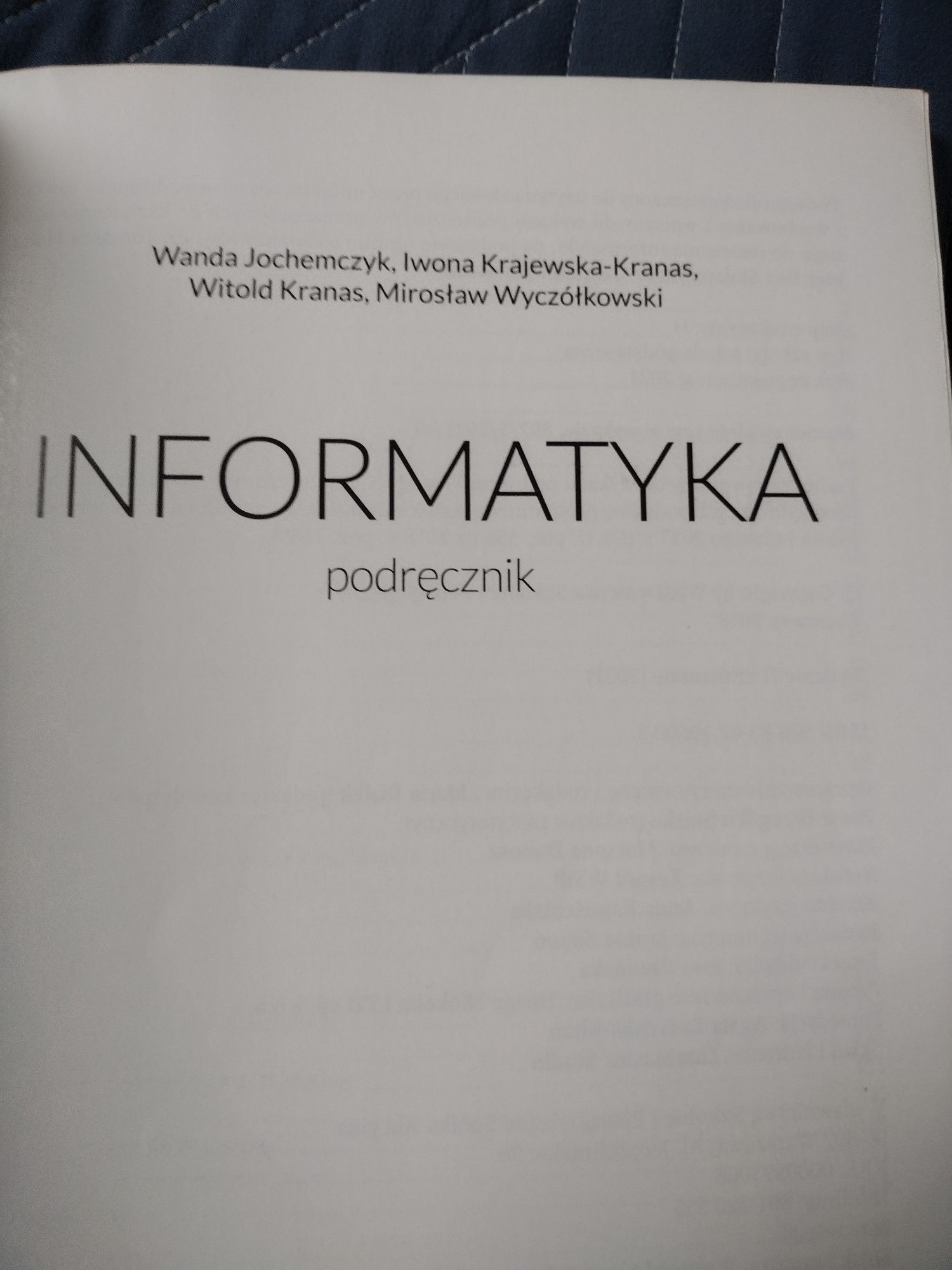 Podręcznik informatyka kl 8 wyd II zmienione 2021