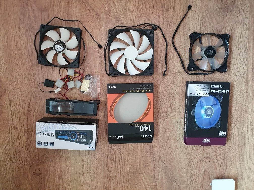 Controlador NZXT Sentry 3 e ventoinhas