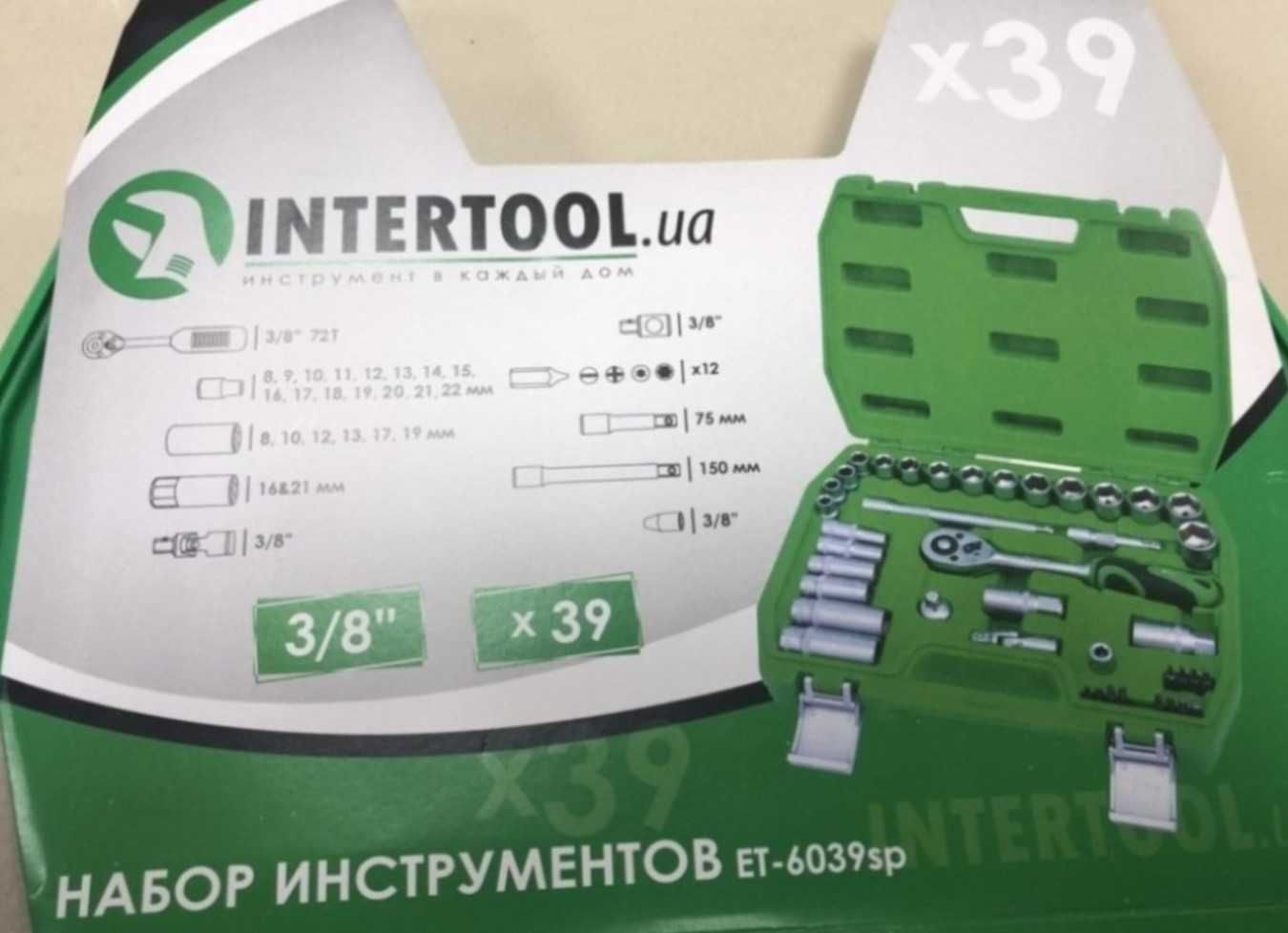 Набір інструментів intertool et-6039 надійний помічник всіх робіт