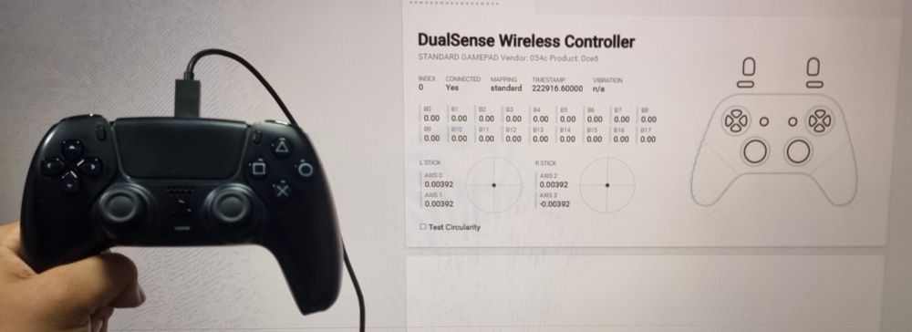 Kontroler pad DualSense PS5 Midnight black / Czarny