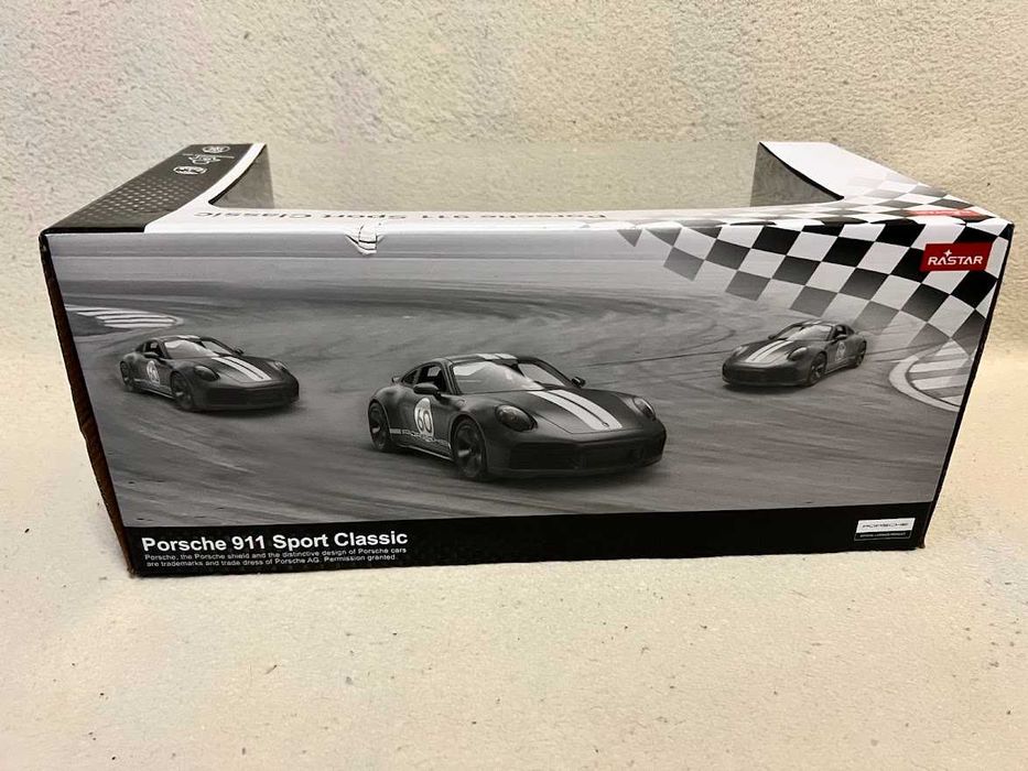 Auto zdalnie sterowane RASTAR - 1:16 PORSCHE 911 SPORT CLASSIC szary