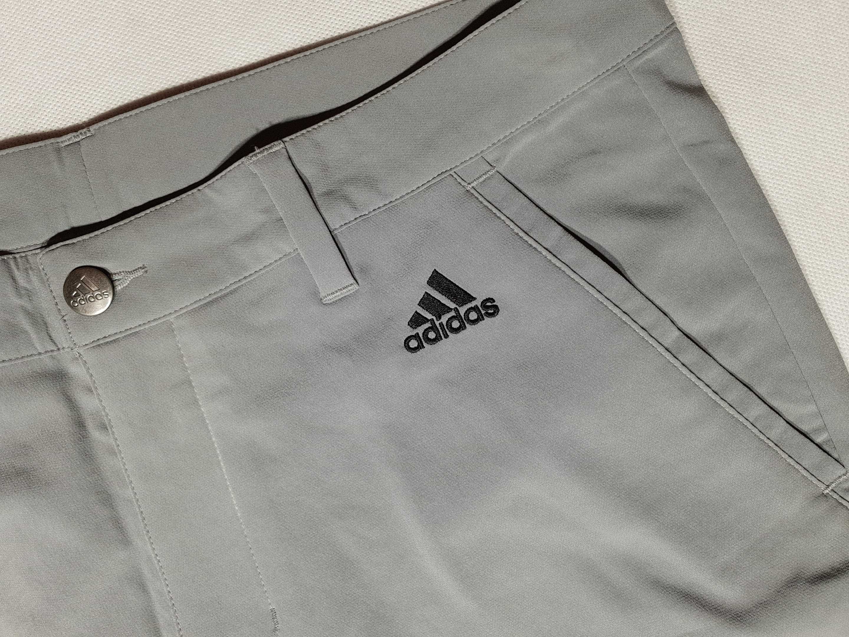 ADIDAS męskie szare spodnie chino tech pant W32L34 86cm