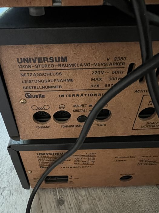Universum System HiFi 6000 (wzmacniacz, tuner, magnetofon)