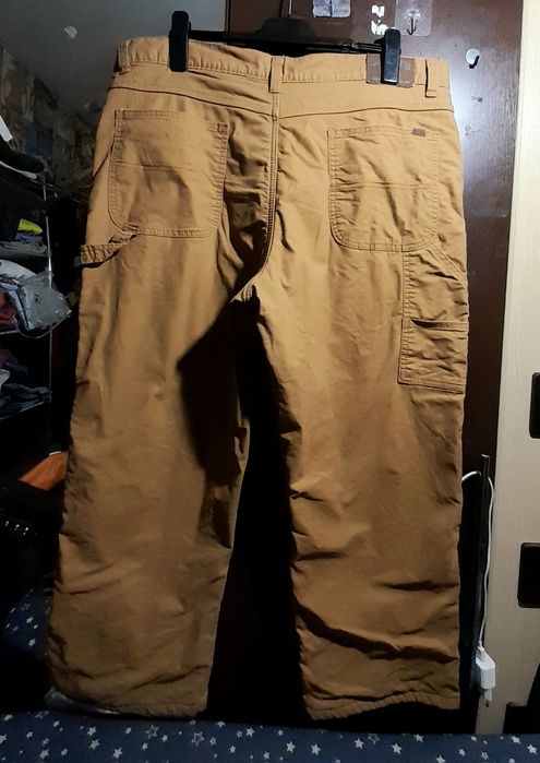 Мужские зимние штаны, тёплые штаны на флисовой подкладке W40