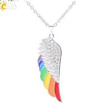Ожерелье CSJA с крыльями ангела аниме
