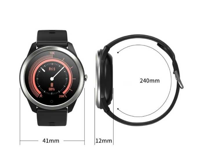 Smartwatch F11 z monitorowaniem tetna, EKG